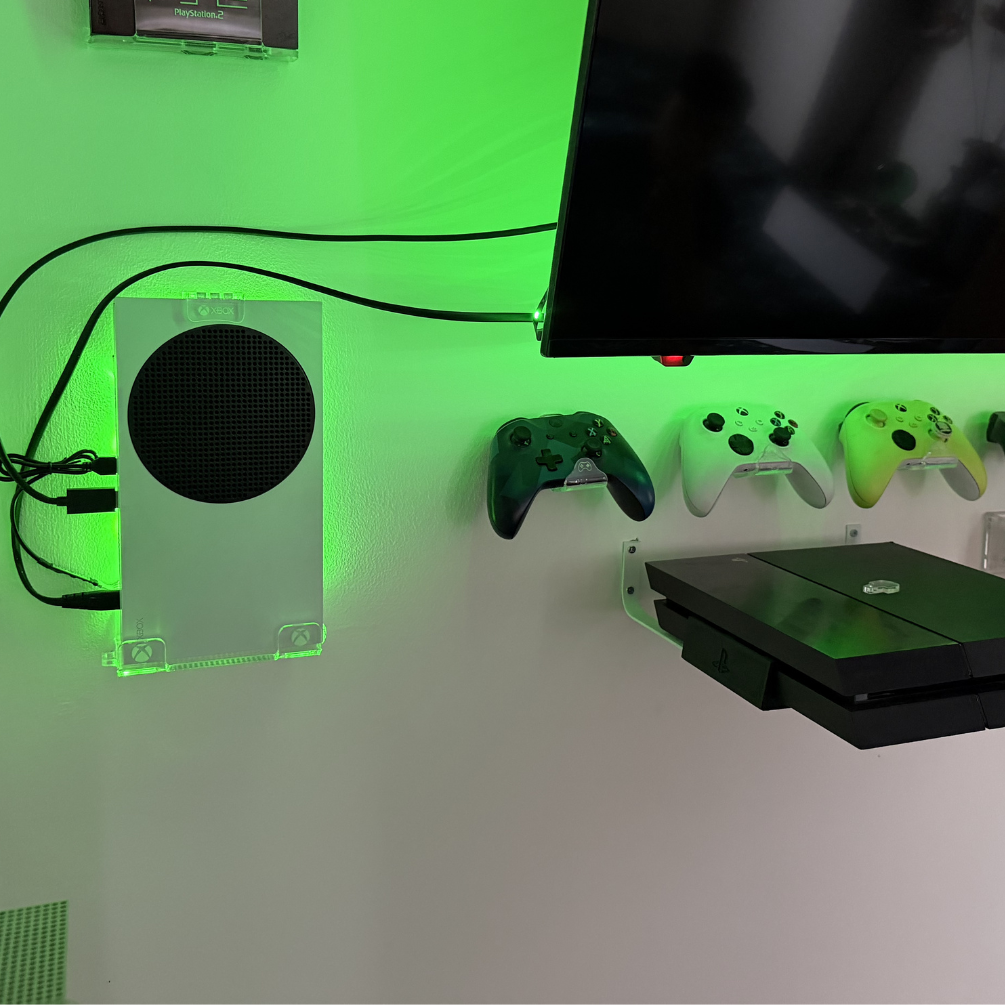 Soporte Xbox Series S Acrílico Transparente Minimalista