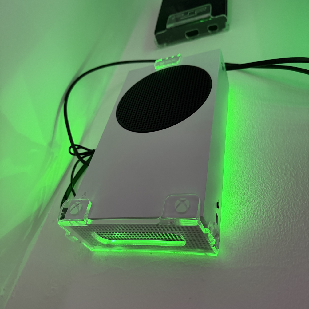 Base Acrílica Vertical para Xbox Series S Antideslizante