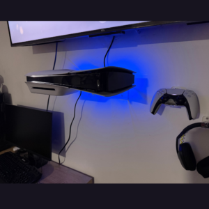 SOPORTE PS5 LUZ AZUL Base PS5 Acrílica Premium Alta Calidad
