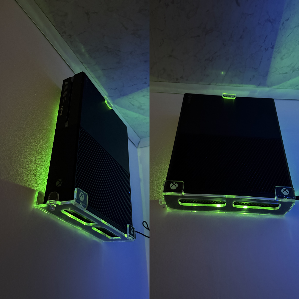 Soporte Vertical Xbox One Fat en Acrílico Resistente
