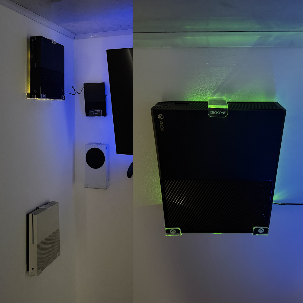 Base Xbox One Fat Acrílica para Mejor Ventilación