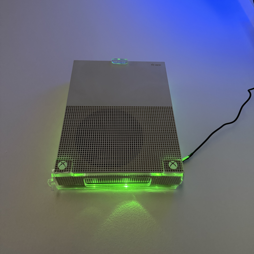 Soporte Xbox One S Acrílico Transparente Minimalista