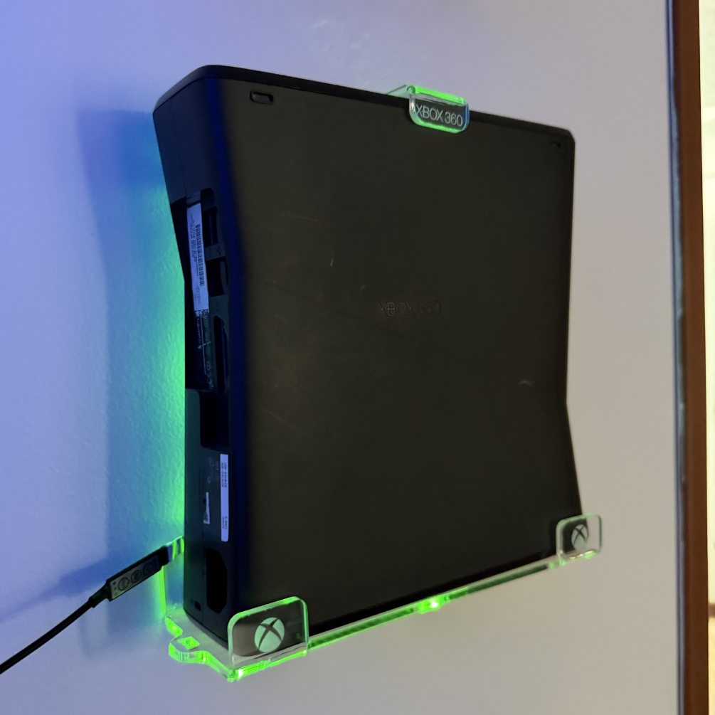 Base Soporte Xbox 360 Acrílico Alta Resistencia