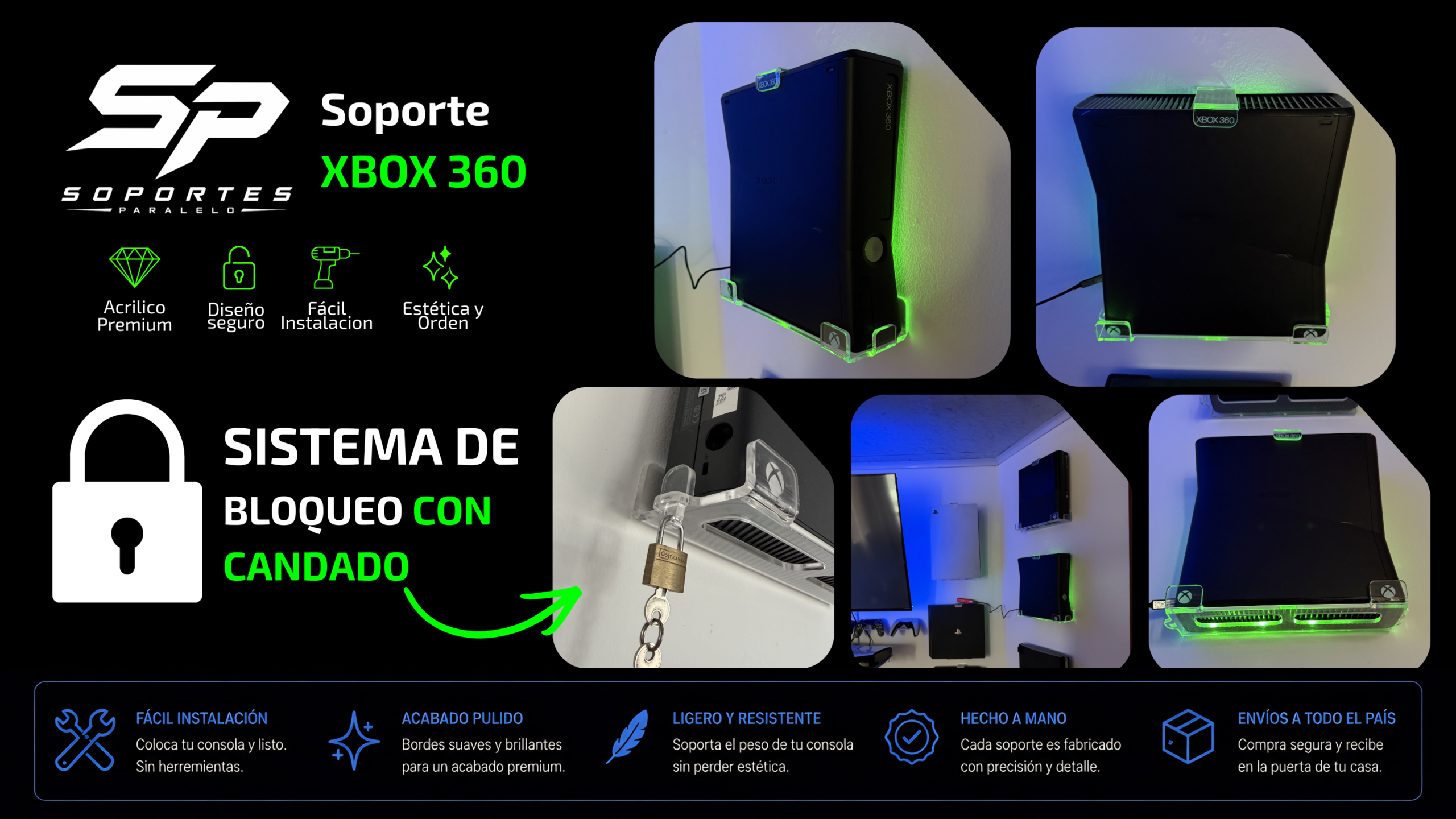 soporte xbox 360