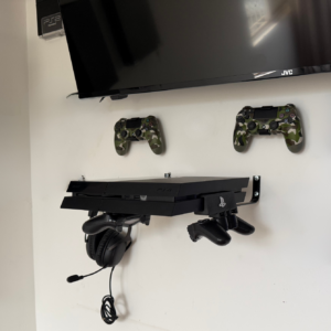Soporte horizontal para PS4 Fat Slim Pro en plástico y metal
