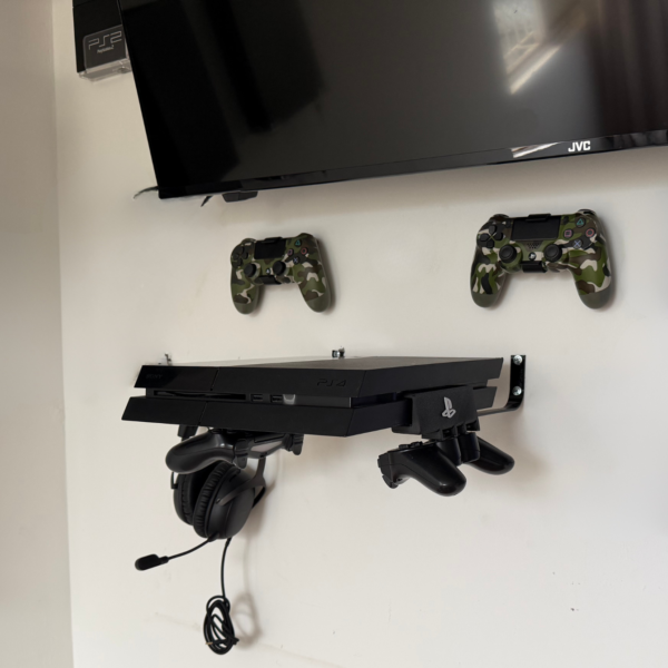 Soporte horizontal para PS4 Fat Slim Pro en plástico y metal