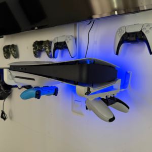 Soporte horizontal para PS5 en plástico con platinas metálicas