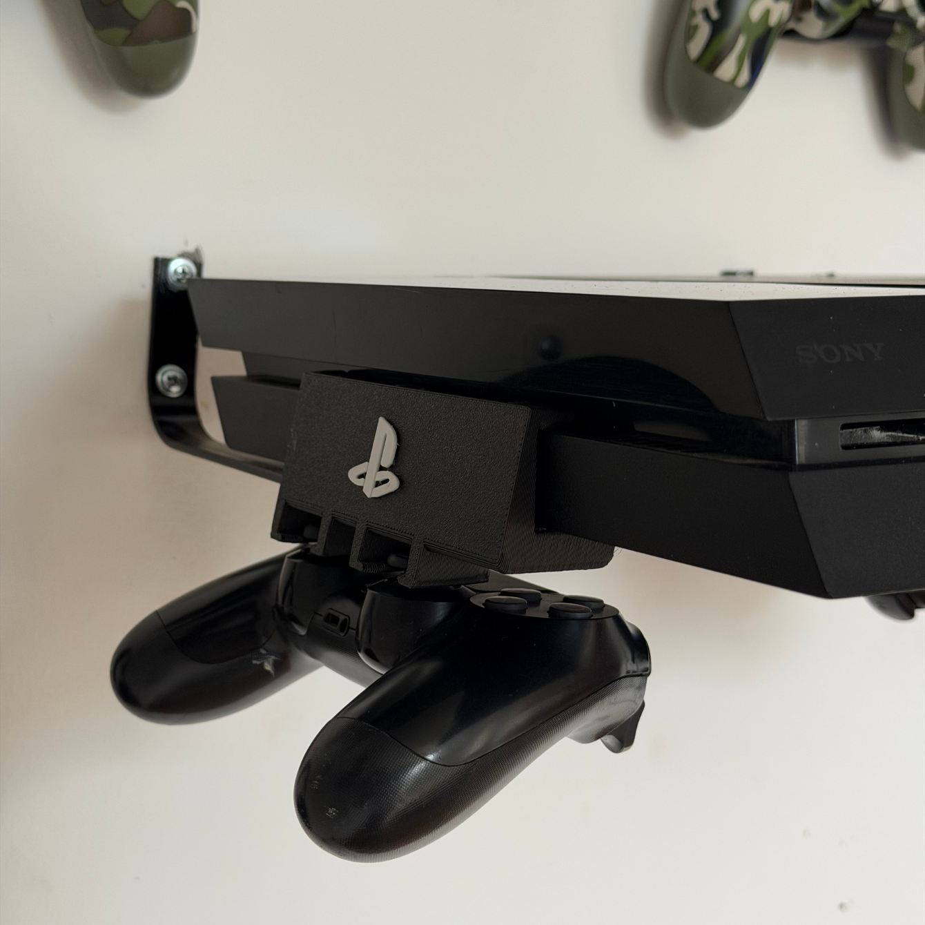 Soporte horizontal para PS4 Fat Slim y Pro en plástico