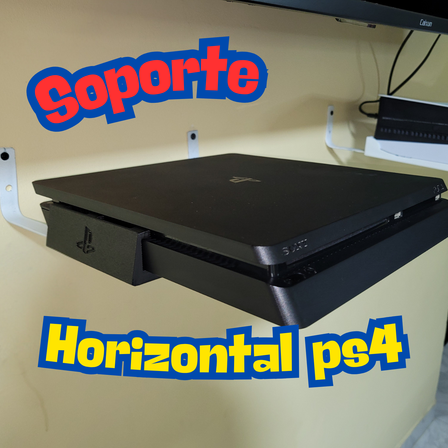 Soporte Horizontal PS4 Fácil Instalación
